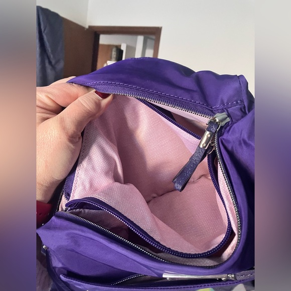 TUMI Voyageur purple Nylon Crossbody Purse - Picture 7 of 8